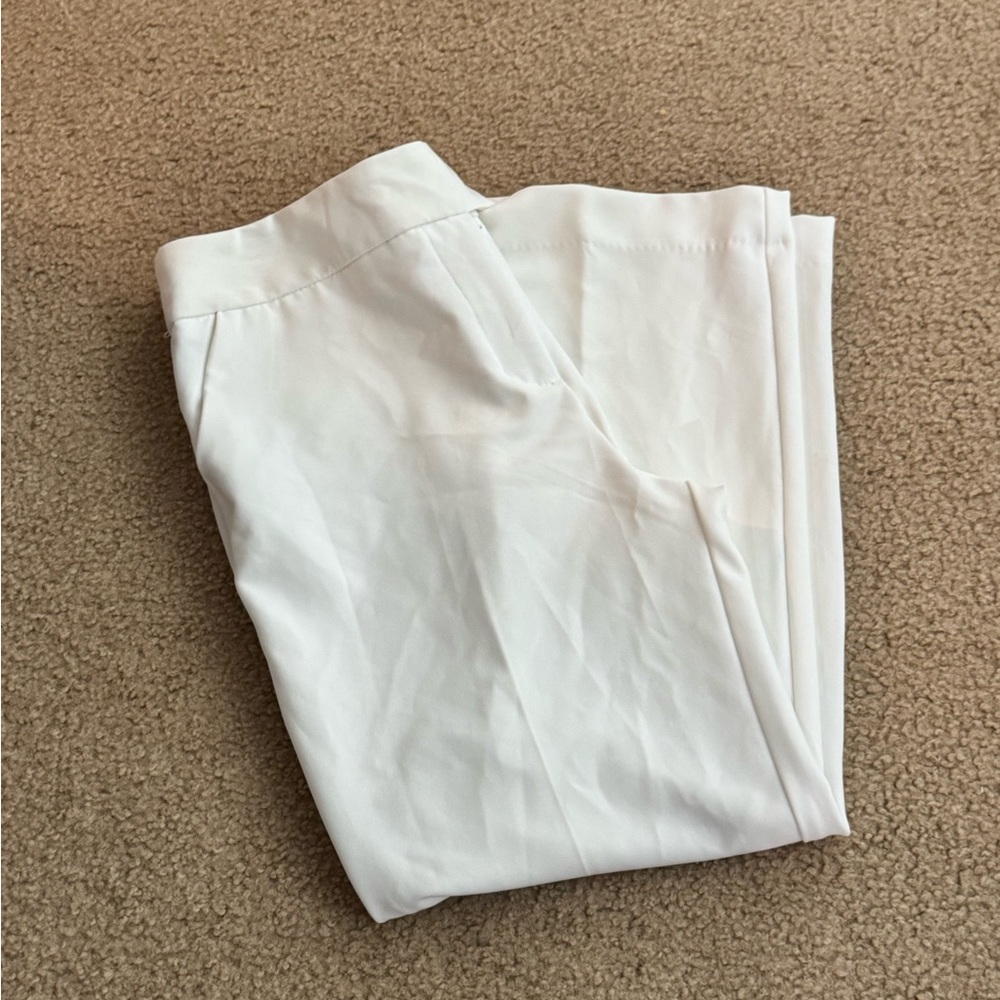 Liz Claiborne Cream Emma Classic Ankle Pants Size 6